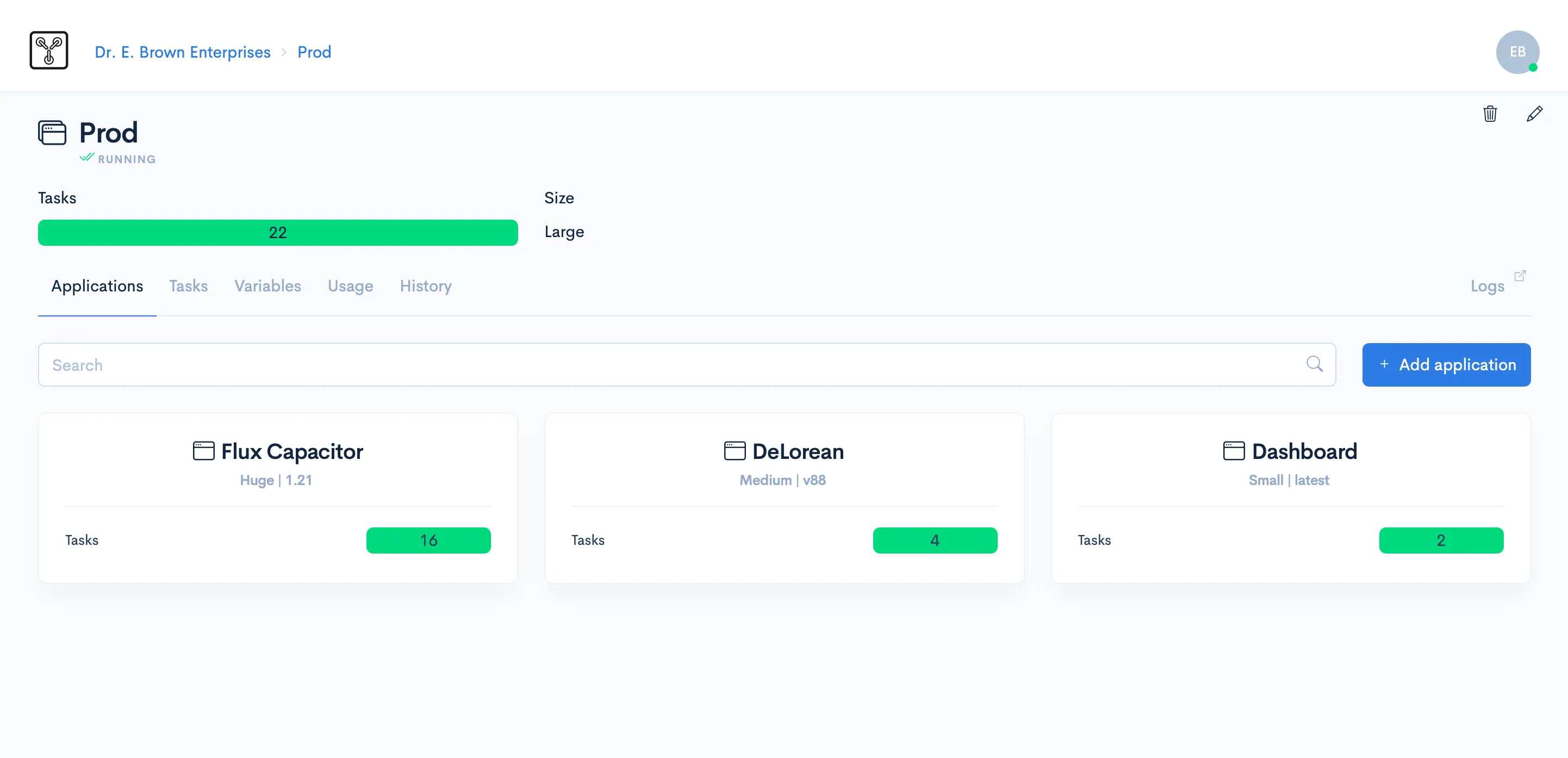 Fluxzero Cloud Dashboard
